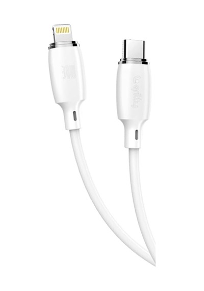30w Type-c To Lightning Şarj Kablosu 1 M Beyaz Gl-sc02 Diğer