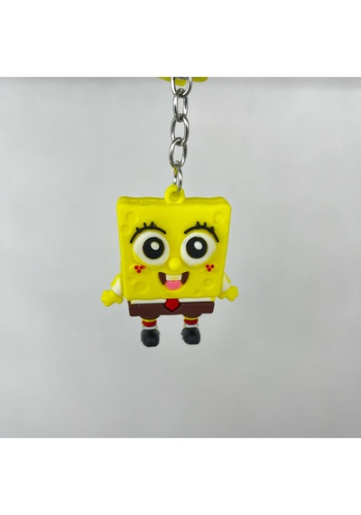 Sünger Bob Silikon Bileklikli Anahtarlık/çanta Süsü
