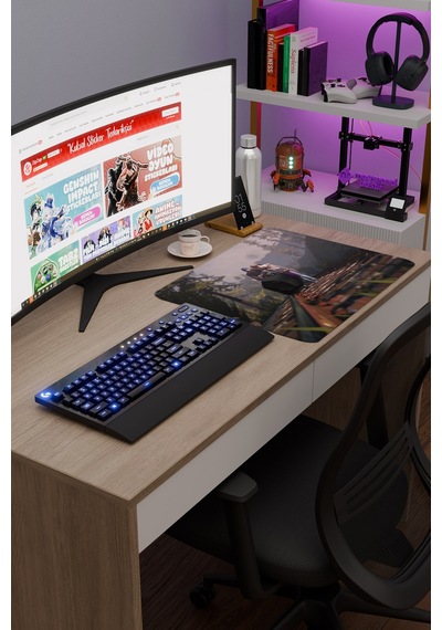 Life İs Strange Kaymaz Dikişli Kauçuk Oyuncu Mousepad V2 - 48x40 Xl Gaming Mouse Pad Fare Altlığı
