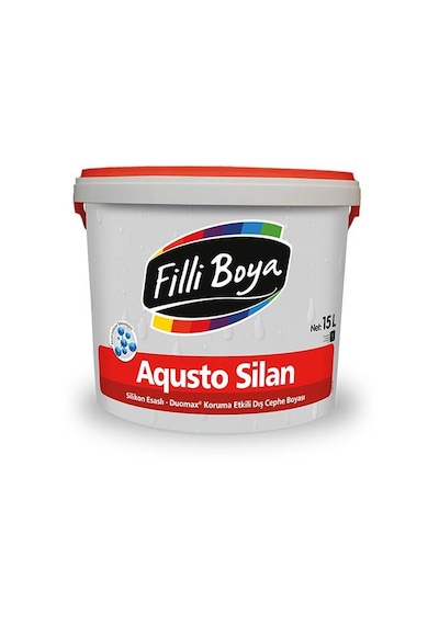 Filli Boya Aqusto Silan Silikonlu  Dış Cephe Boyası 15 L