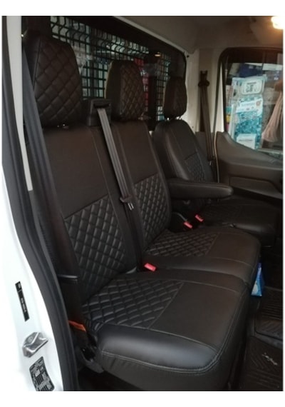 Ford Transit 2020 Araca Özel Deri Tek Kabin Oto Koltuk Kılıfı (500700397)