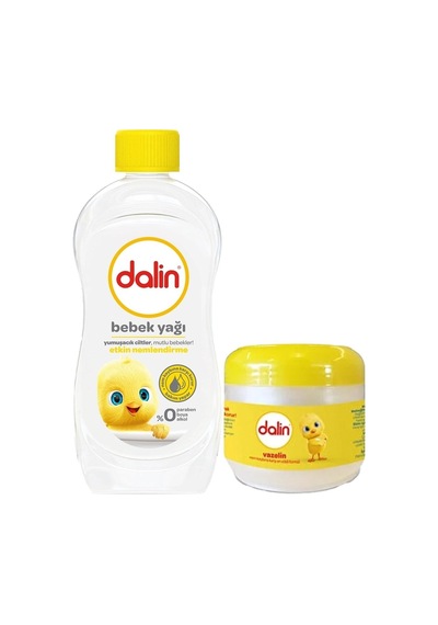 Dalin Bebe Yağı 500 ML + Dalin Vazelin 100 ML