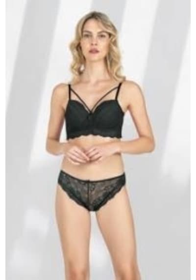 Fabony Kadın Dantelli Bralet Desteksiz Sütyen Külot Takımı 4211 001