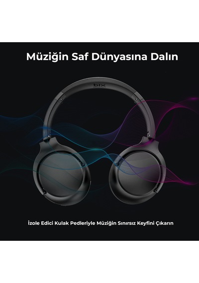 Bix Soundcraft H2 Katlanabilir Bluetooth 5.0 Kulak Üstü Kulaklık