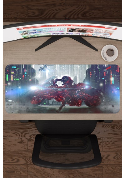 Akira Anime V4 - 70x30 Xl Gaming Kauçuk Kaymaz Taban Mouse Pad Fare Altlığı