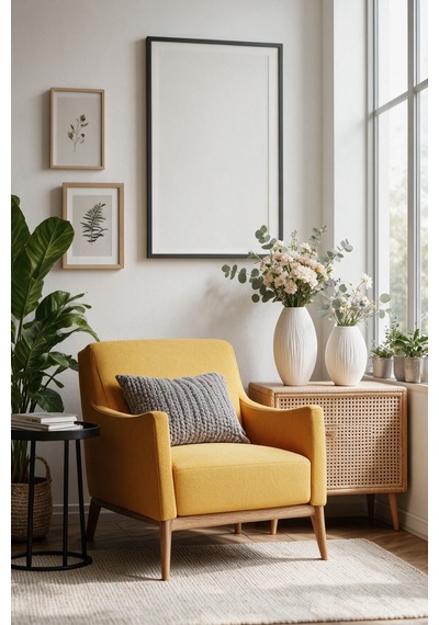 2'li Minimalist Vazo Set - Modern Salon Dekoru, Hediyelik - Hindistan Cevizi Dokulu - Beyaz