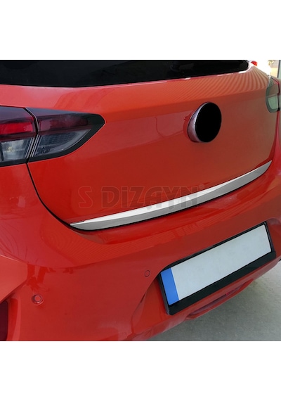 S-Dizayn Opel Corsa F Krom Bagaj Alt Çıtası 2019 Üzeri