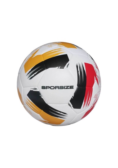 Resmi Ölçülerde Futbol Topu 5 Numara, Pu Deri, Maç Ve Antrenman Kullanımı Beyaz