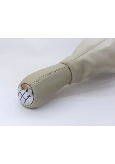 Renault Megane 2 2003-2010 Renault Megane 2 Deri Vites Topuzu Ve Körüğü Takımı Krem Deri