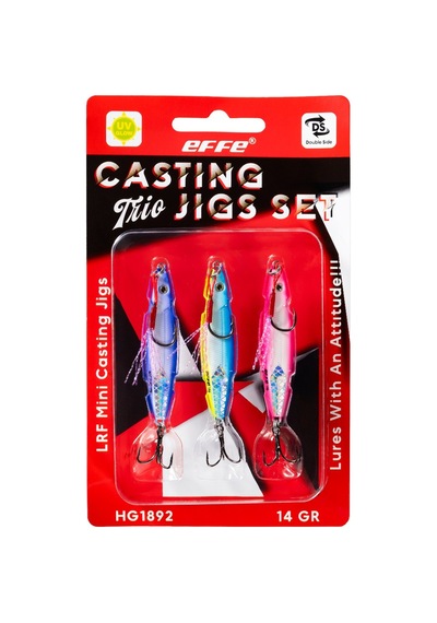Effe Hg1892 Lrf Mini Casting Trio Jigs Seti - 14 Gr