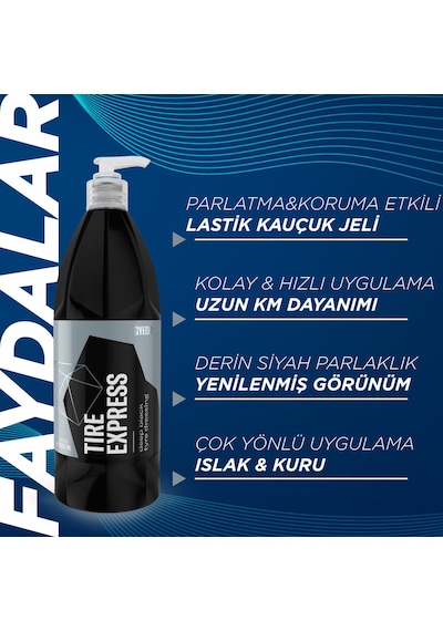 Gyeon Q²m Tire Express Lastik Parlatıcı Ve Koruyucu - 500 Ml -su