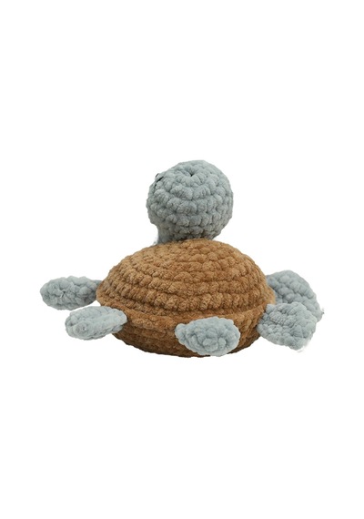 E38 El İşçiliği Peluş Kaplumbağa 15 Cm - 6258 Karışık Çok Renkli