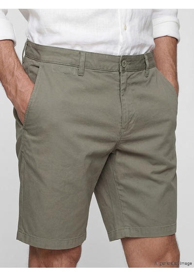 Lcwaıkıkı Classic Haki Standart Kalıp Erkek Gabardin Şort