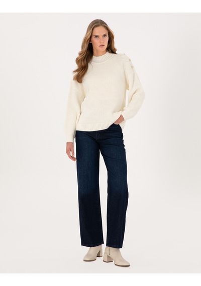 Pierre Cardin Kadın Ekru Kazak /triko 50316342-vr019 Ekru