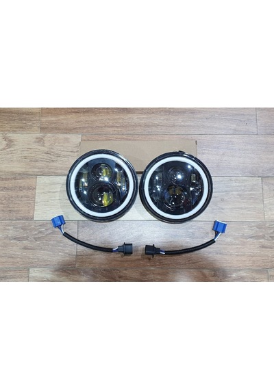 Ducki 7Inc Led Far - Çift (Gündüz Farı+Sinyal+Kısa +Uzun) Ledli
