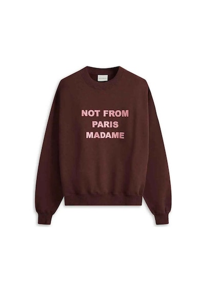 American Rag Cie Le Sweat Slogan: Relaxed Fit, Pamuklu Ve Şık Tasarımlı Sweatshirt Bordo