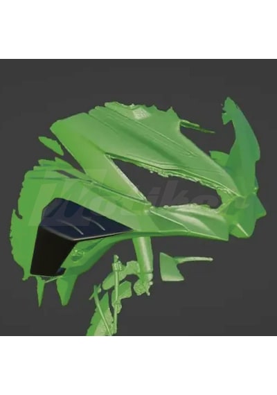 Kawasaki Zx-4rr Ön Kafa 3d Kanat Tasarımı