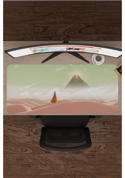 Journey Kaymaz Dikişli Kauçuk Oyuncu Mousepad V1 - 90x40 Xxl Gaming Mouse Pad Fare Altlığı