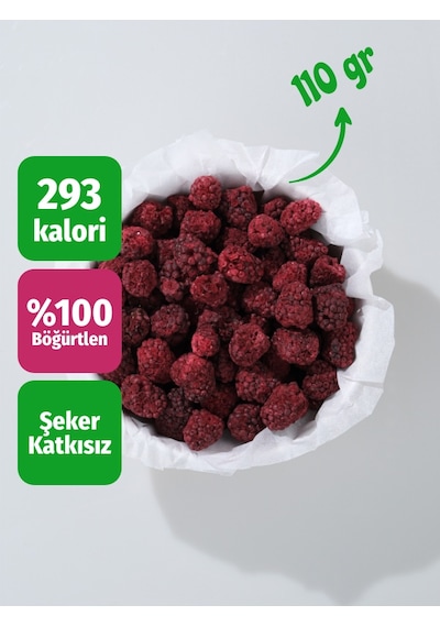 Böğürtlen Meyve Cipsi Freeze Dried Doğal Çıtır Atıştırmalık 110 Gr 110 G