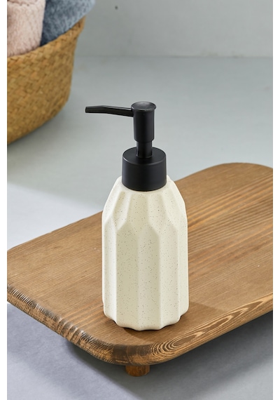 Cooker Prizma 180 Ml Seramik Sıvı Sabunluk Ckr3791 Bej