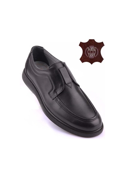 Detector Executive - Hakiki Deri Ortopedik Erkek Slip-on Loafer Ex420 Siyah