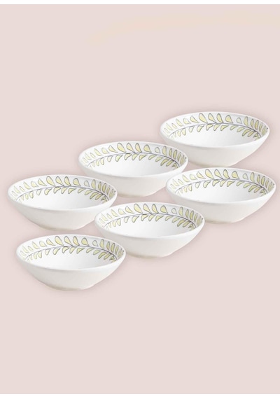 The Mia Olivos Çorba Kasesi 6lı Set 14 Cm Ovs0014 Çok Renkli