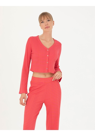 Pierre Cardin Kadın Fuşya Hırka Örme 50263591-vr023 Fuşya