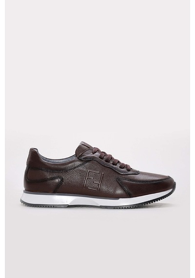 Fast Step Hakiki Deri Erkek Casual Ayakkabı 241ma1991 Kahve