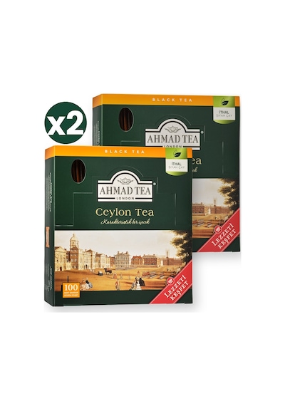 Ahmad Tea Ceylon Tea 100'lü Bardak Poşet 2'li Ekonomik Paket Toplam 200 Bardak Poşet