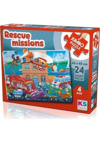 Ks Puzzlerescue Missions Jumbo Puzzle