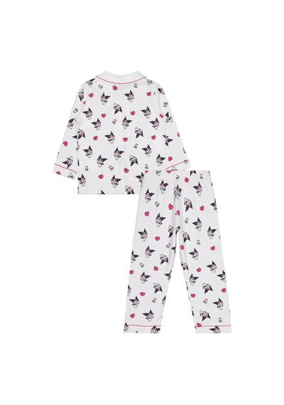 Kuromi 10-13 Yaş Pijama Takımı - Ekru