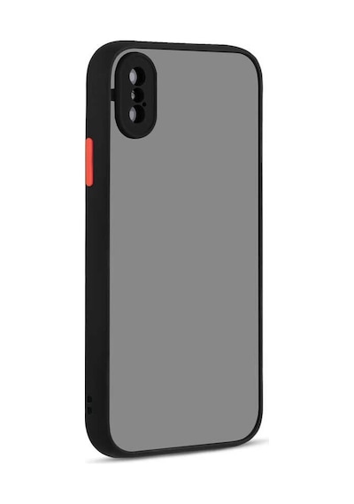 Apple Uyumlu iPhone Xs Max 6.5 Kılıf Mat Kamera Korumalı Renkli Tuşlu Sert Silikon Kapak Hux
