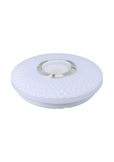 Powermaster Pm-27329 Beyaz 30 6 Cm 24 Watt Bluetooth Hoparlörlü Tavan Aydınlatma Çok Renkli