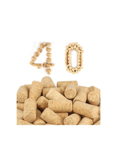 40 Adet Şarap Mantarı, 21 X 40 Mm, El İşi İçin Şarap Mantarı, El İşi Mantarı, Şarap Şişelerini, Cam Şişeleri, Kendin Yap El İşlerini Kapatmak İçin Ahşap Şişe Mantarı