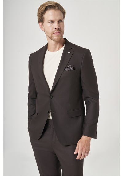 İmza Kahverengi-antrasit Mono Yaka Çizgili 6 Drop Slim Fit Tam Astar Esnek Takım Elbise 1001260901 Kahverengi - Antrasit İmza Kahverengi-antrasit Mono Yaka Çizgili 6 Drop Slim Fit Tam Astar Esnek Takım Elbise 1001260901 Kahverengi - Antrasit