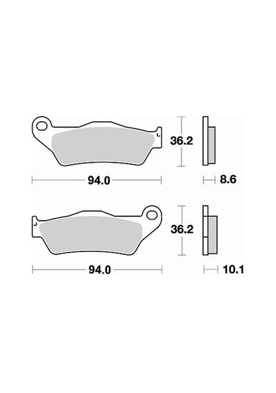 Bmw R 1150 R 1150 Brakıng Arka Fren Balatası 2001 - 2006