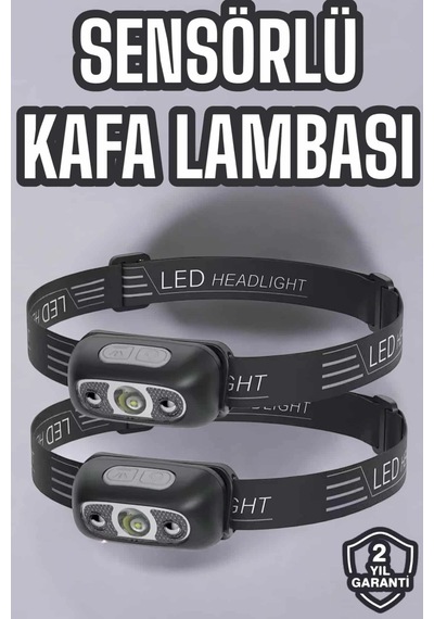 Kafa Lambası Kamp Lambası Led Işık Şarjlı Ayarlanabilir Diğer 44867057
