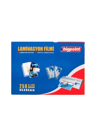 Tr Laminasyon Filmi 65x95mm 125 Mikron 100'lü Kutu