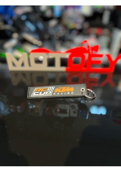 Ktm Racing Örme Kumaş Dokuma Anahtarlık