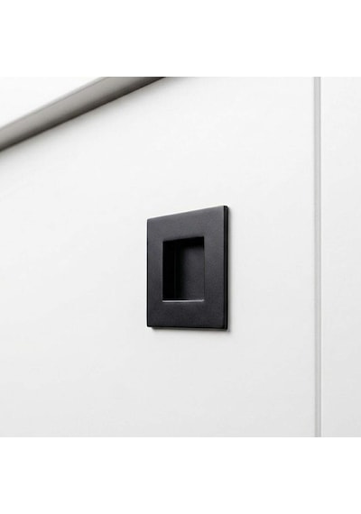 System Gömme Mobilya Kulbu Siyah Renk 16mm Kulp Sy7483 0016 Al6 Çok Renkli