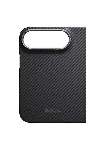Apple Uyumlu iPhone Duo Kılıf M-safe Özellikli 600d Aramid Karbon Fiber Edge Black-grey Twill Kapak Siyah-gri Siyah - Gri