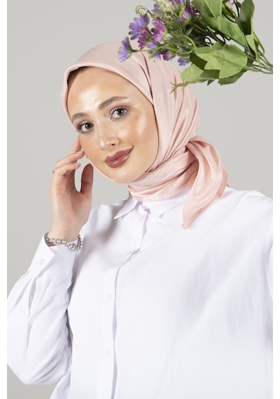 Latte Brisa Vual Eşarp /1196 - Pudra