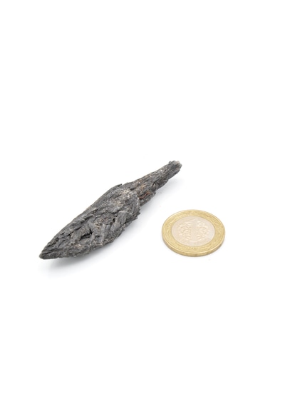 Hakiki Doğal Siyah Kyanit Taşı Kaya Parçası 22 Gram