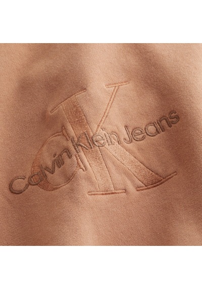 Calvin Klein Mıneral Dye Crew Nec Erkek Turuncu Sweatshirt