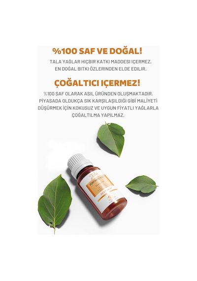 Tala Portakal Uçucu Yağı %100 Saf Ve Doğal 10 ML