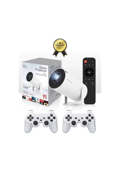 Taşınabilir Android Sinema Projeksiyon Wifi Destekli En Güncel Sürüm 1080p Ekstra Oyunlu Son Model-130996