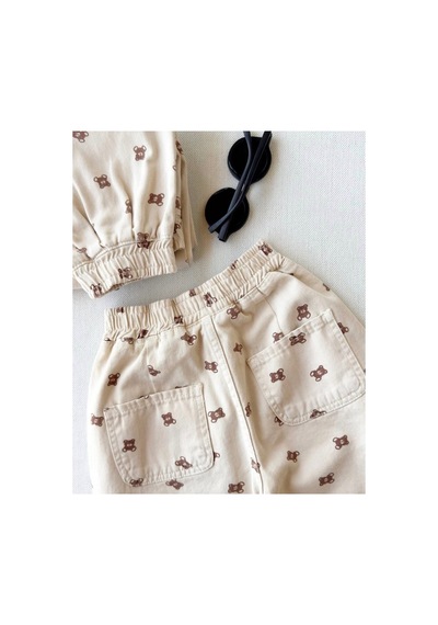 Laciel Prs Bear Balloon Pantolon Krem Krem