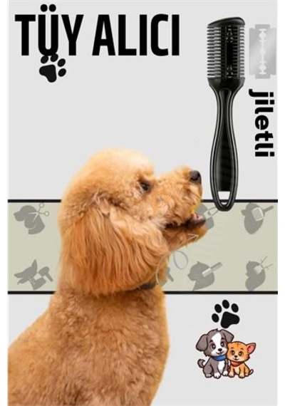 Kedi Ve Köpek Jiletli Tüy Alma Tarağı