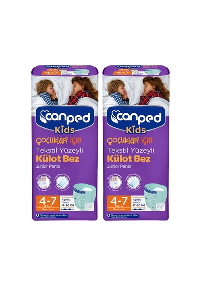 Çocuklar Için Emici Külot 4-7 Yaş 9 Lu X 2 Adet Diğer