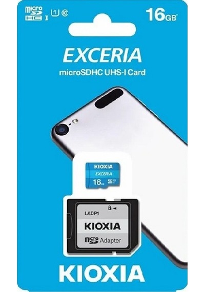 Kioxia SDHC UHS-1 C10 16 GB Exceria Micro Hafıza Kartı